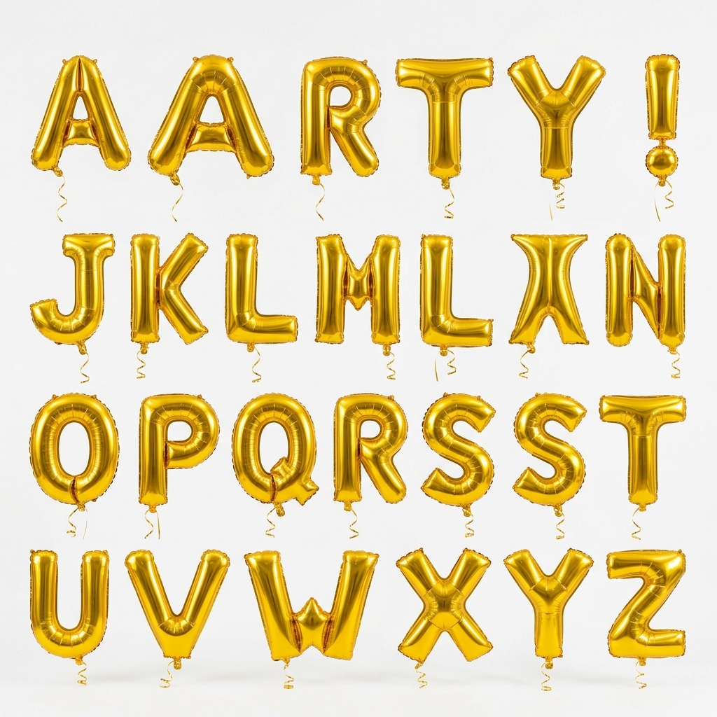 Letter Balloons Set